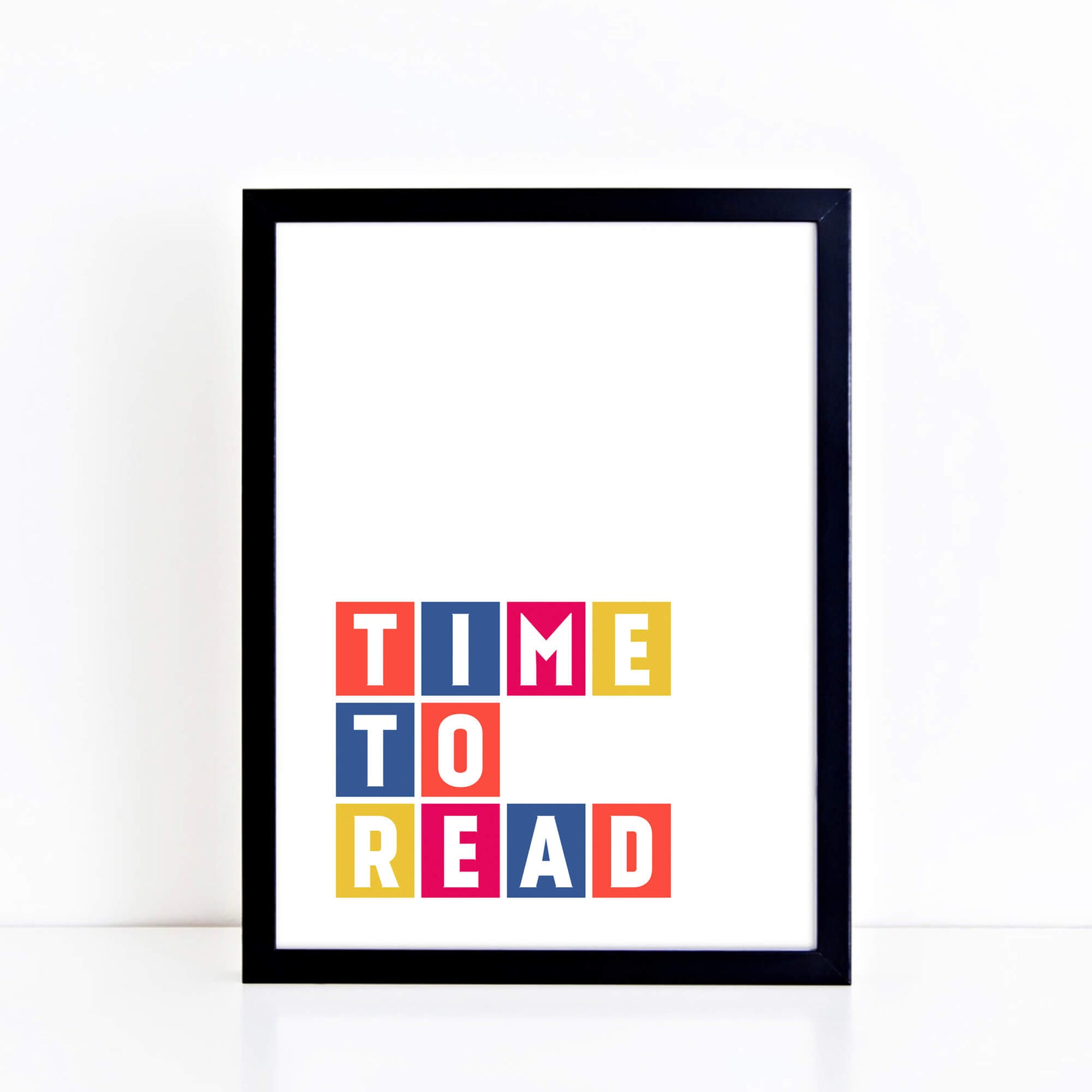 Time To Read Wall Art Print by SixElevenCreations Product Code SEP0047