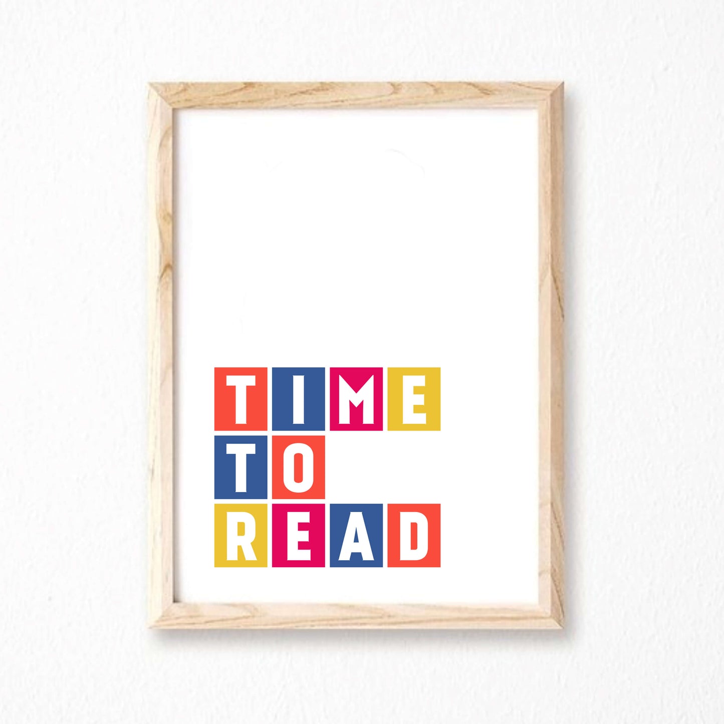 Time To Read Wall Art Print by SixElevenCreations Product Code SEP0047