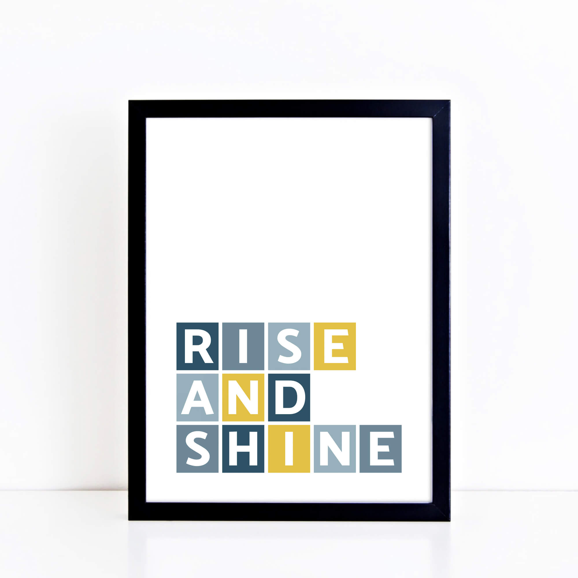 Rise And Shine Wall Print by SixElevenCreations Product Code SEP0051