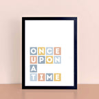 Once Upon A Time Nursery Art by SixElevenCreations Product Code SEP0052