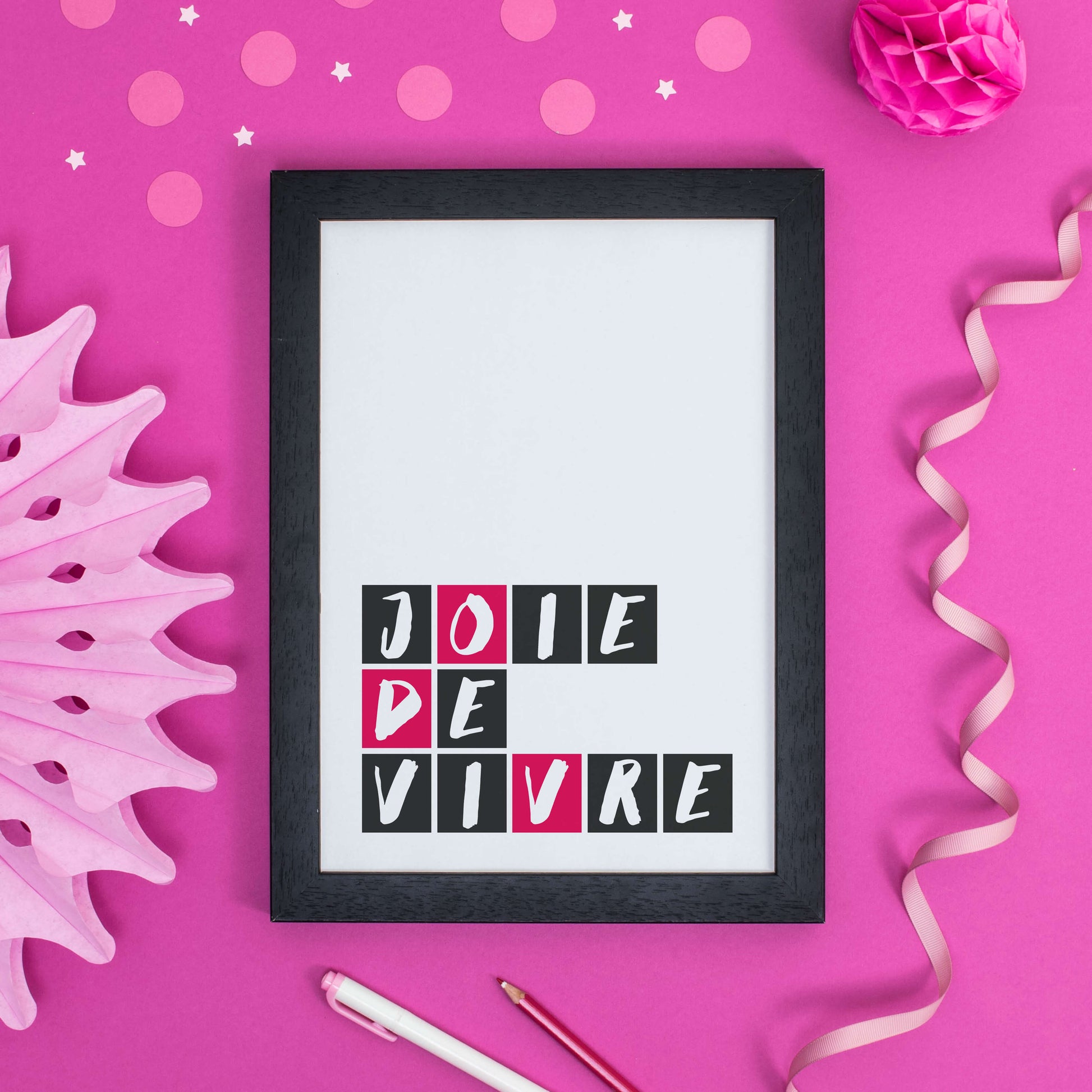 Joie De Vivre Print by SixElevenCreations Product Code SEP0055
