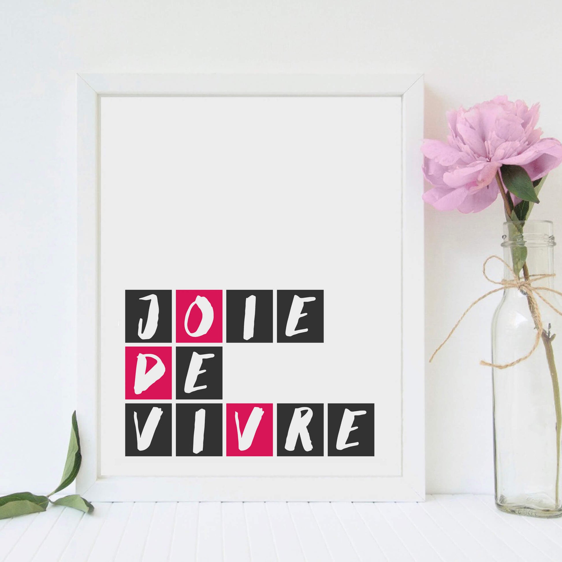 Joie De Vivre Print by SixElevenCreations Product Code SEP0055