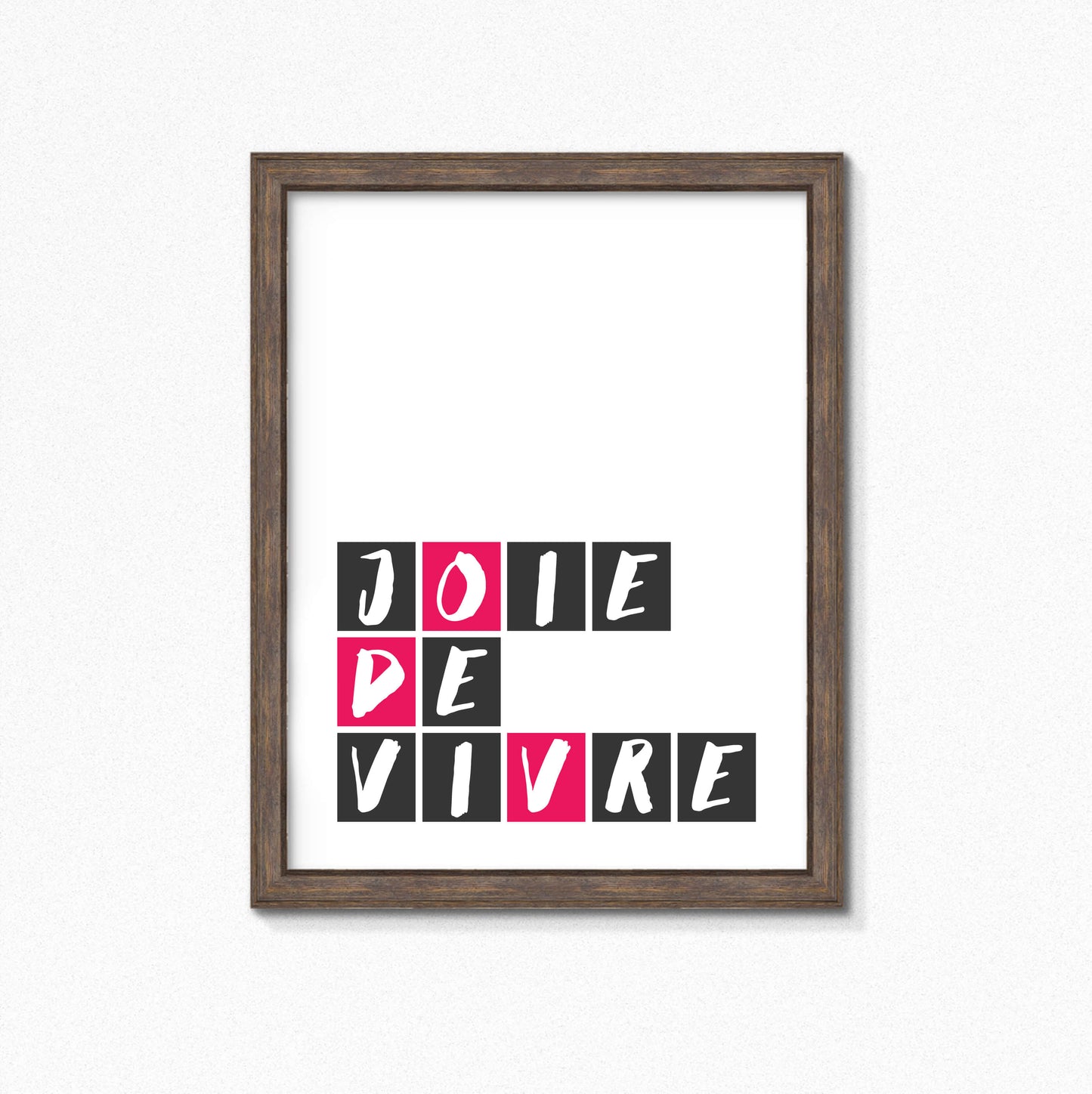 Joie De Vivre Print by SixElevenCreations Product Code SEP0055