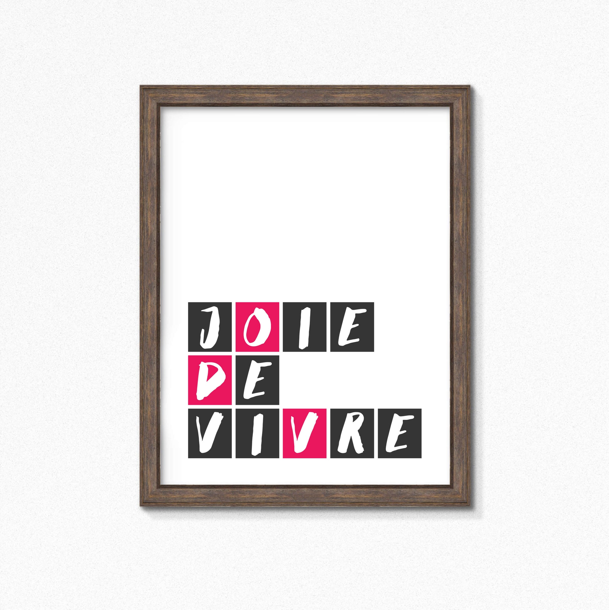Joie De Vivre Print by SixElevenCreations Product Code SEP0055