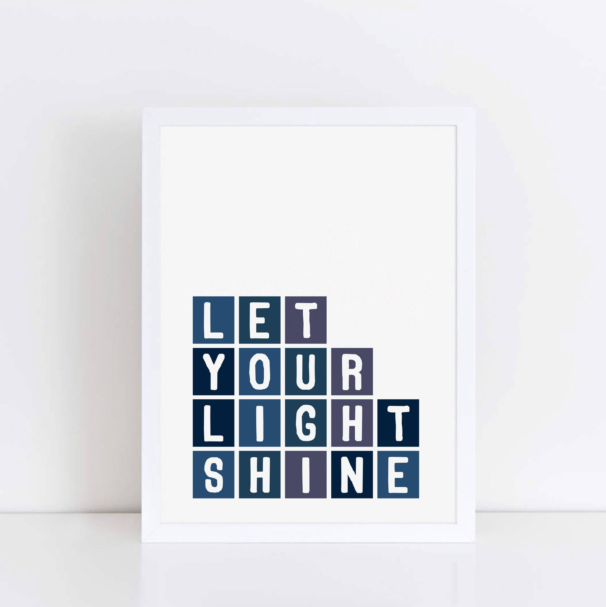 Let Your Light Shine Poster by SixElevenCreations Product Code SEP0085