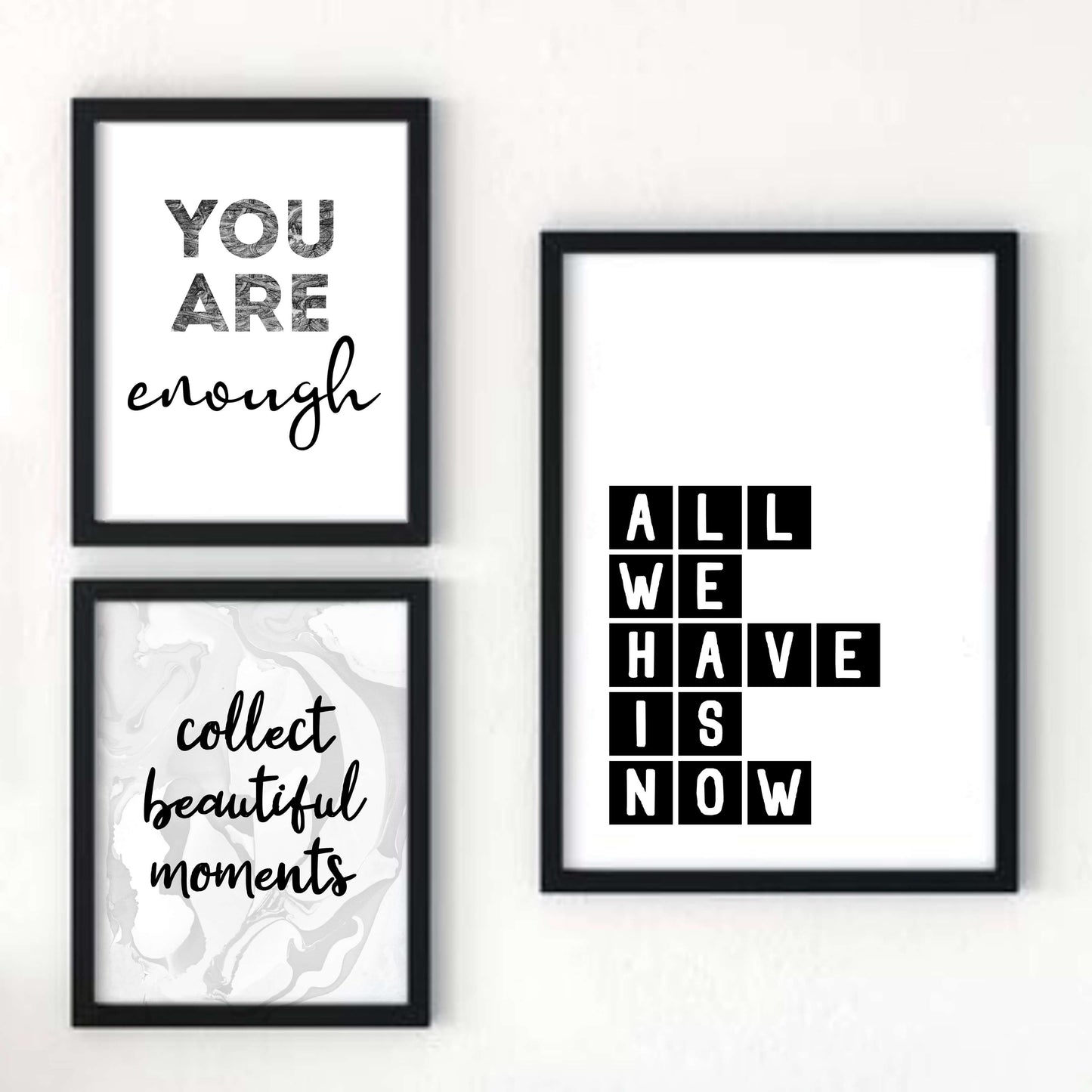 All We Have Is Now Typography Print by SixElevenCreations Product Code SEP0071