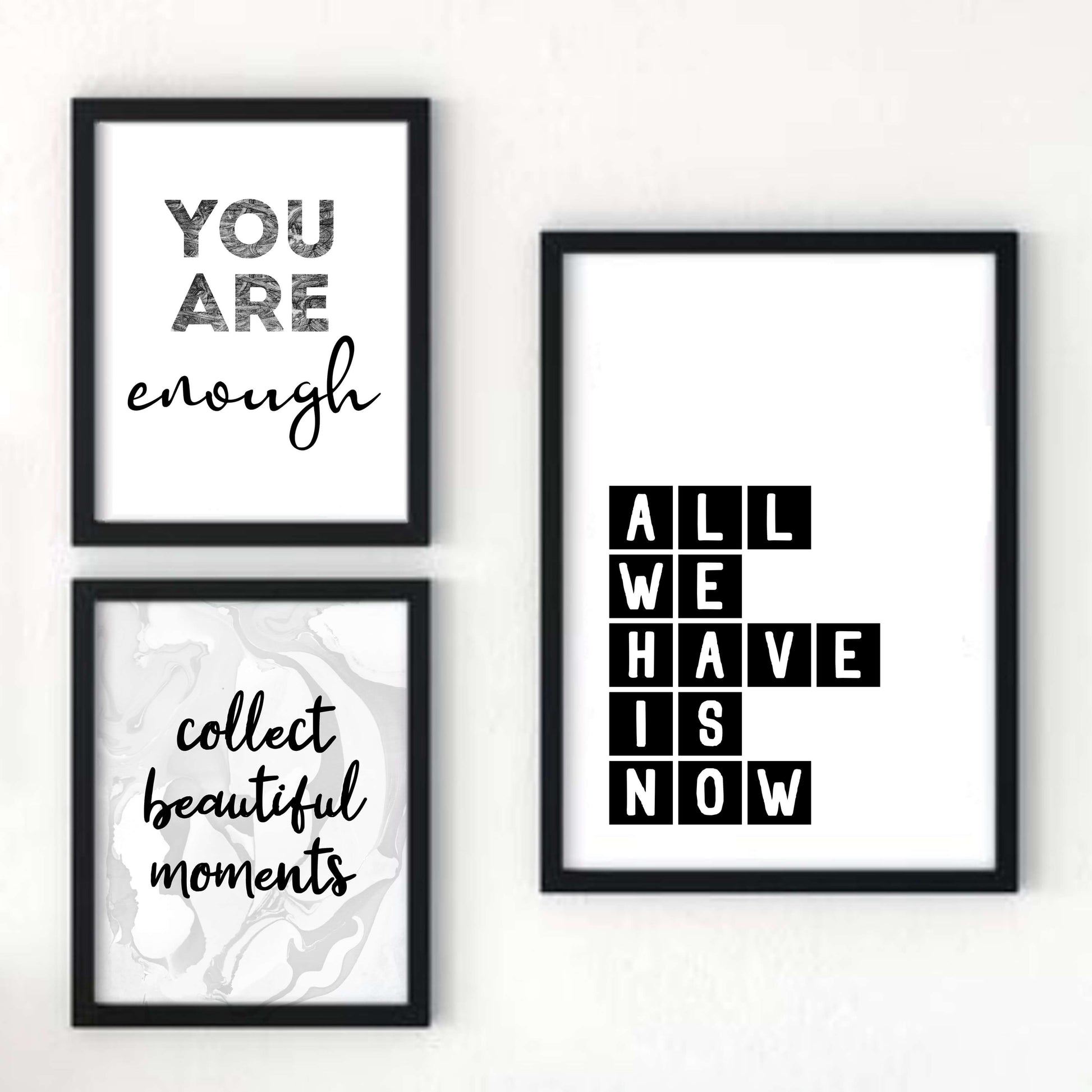 All We Have Is Now Typography Print by SixElevenCreations Product Code SEP0071