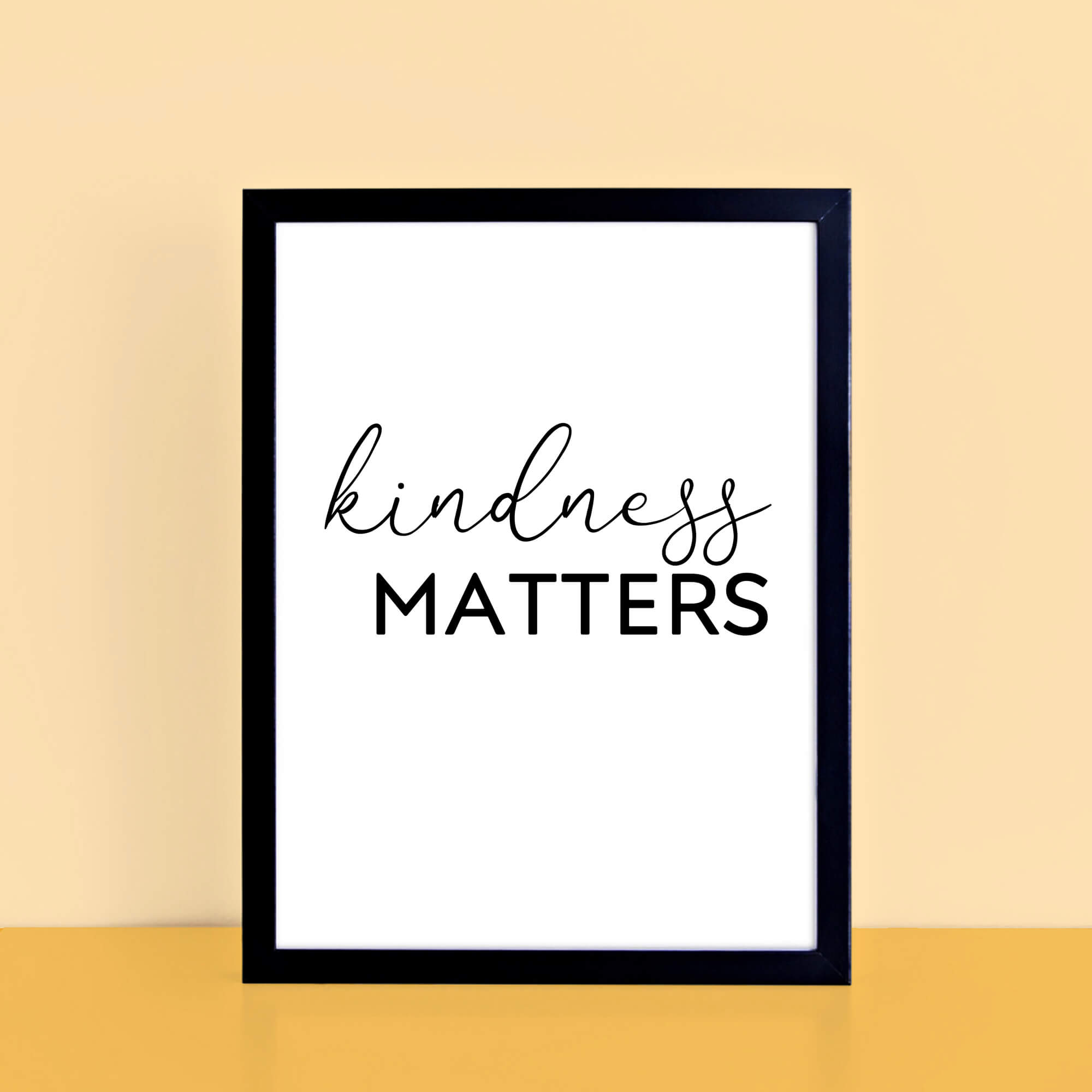 Kindness Matters Quote Print by SixElevenCreations. Product Code SEP0106