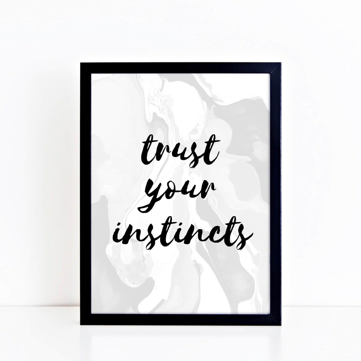 Trust Your Instincts Poster by SixElevenCreations. Product Code SEP0302