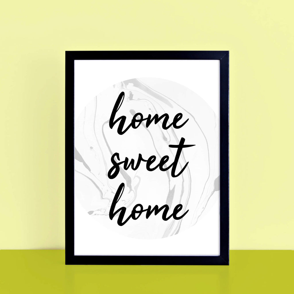 Home Sweet Home Poster by SixElevenCreations. Product Code SEP0307