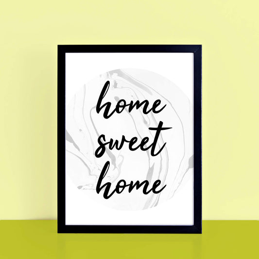 Home Sweet Home Poster by SixElevenCreations. Product Code SEP0307
