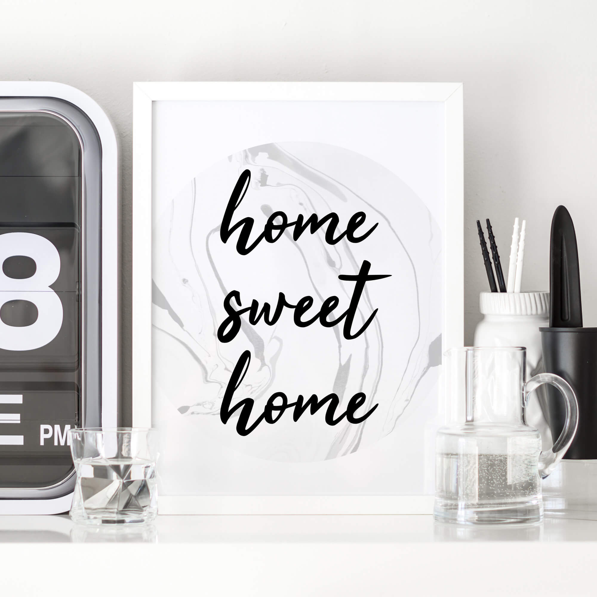 Home Sweet Home Poster by SixElevenCreations. Product Code SEP0307