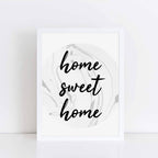 Home Sweet Home Poster by SixElevenCreations. Product Code SEP0307