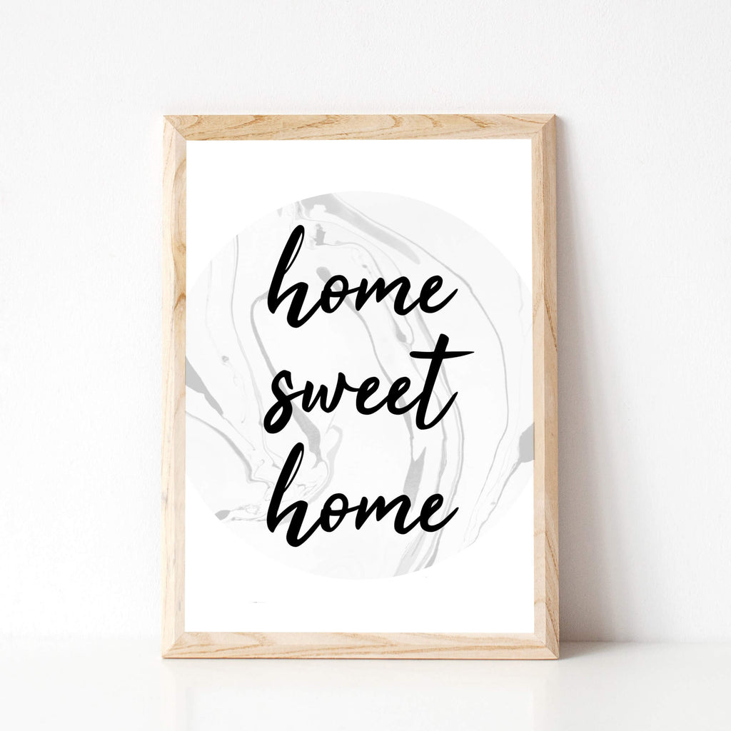 Home Sweet Home Poster by SixElevenCreations. Product Code SEP0307