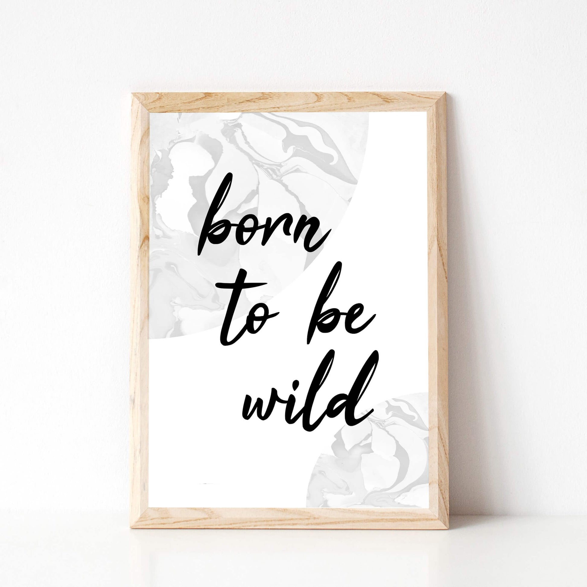 Born To Be Wild Print by SixElevenCreations. Product Code SEP0309