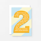 2nd Birthday Card by SixElevenCreations. Reads Pretty sure you can't read yet so this is really for the benefit of the special people who have made sure you got to this significant milestone. Happy second birthday! Product Code SE6002A6