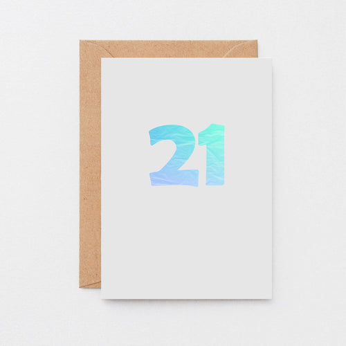 21 Years Card by SixElevenCreations. Product Code SE4051A6
