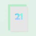 21 Years Card by SixElevenCreations. Product Code SE4051A6