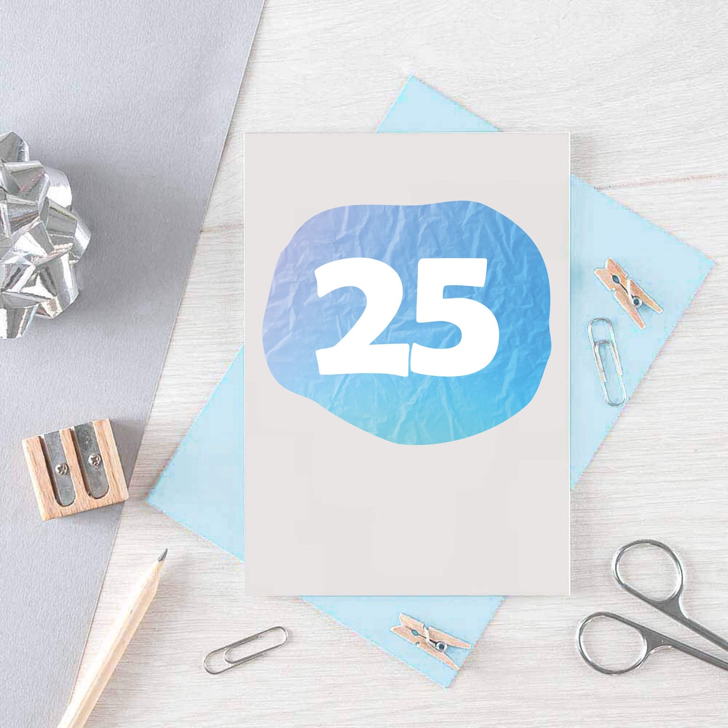25 Years Card by SixElevenCreations. Product Code SE4064A6