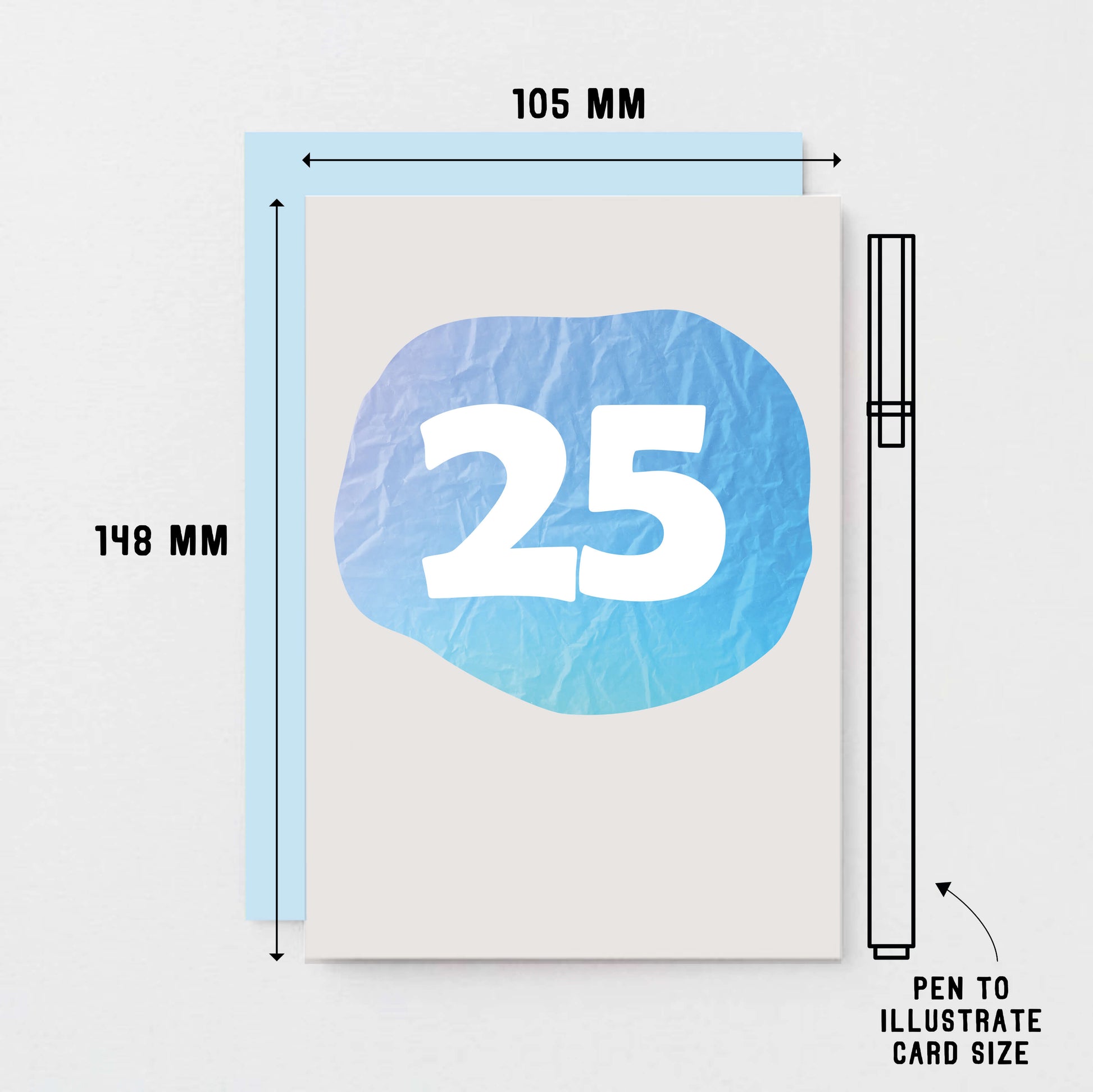 25 Years Card by SixElevenCreations. Product Code SE4064A6