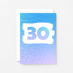 30 Years Card by SixElevenCreations. Product Code SE4052A6