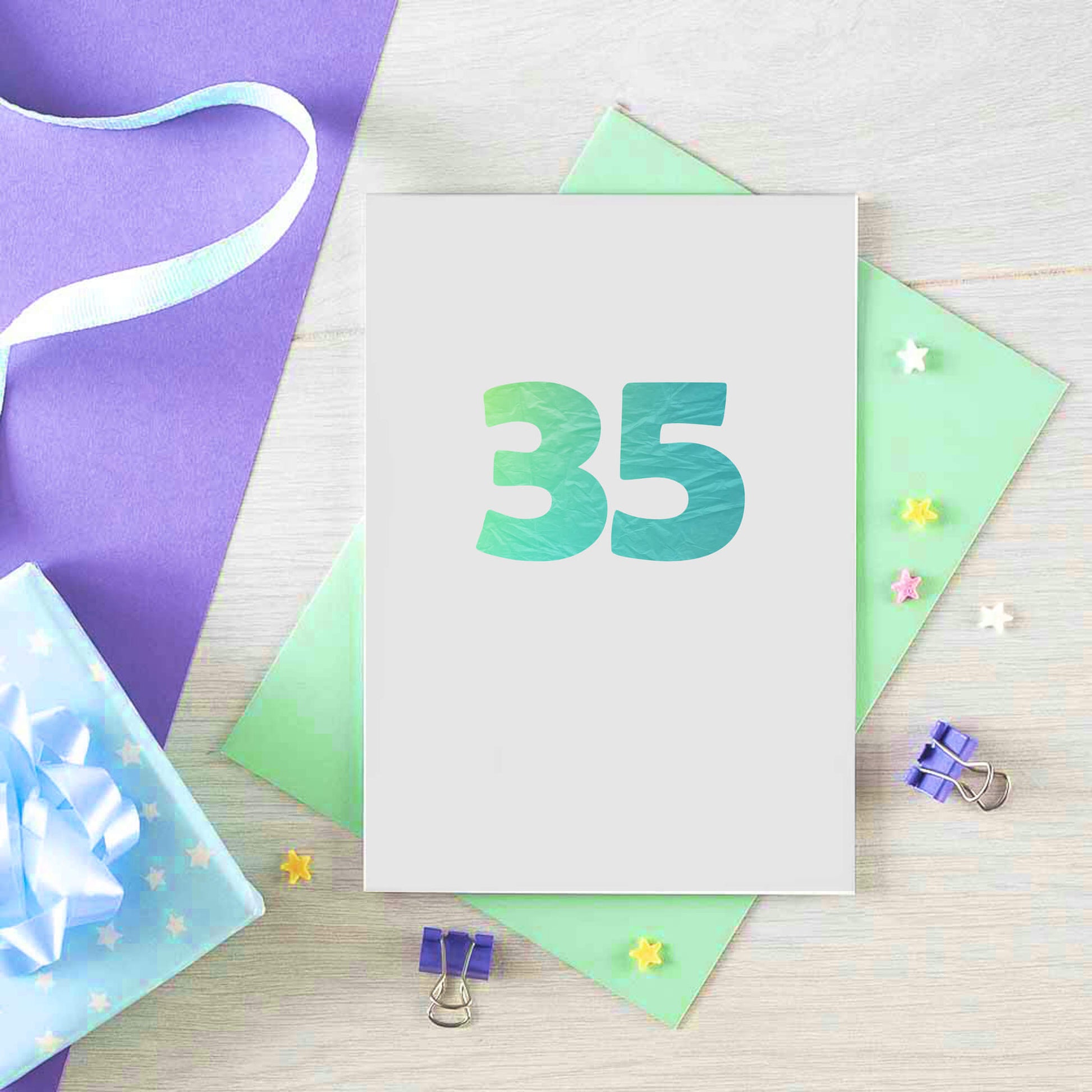 35 Years Card by SixElevenCreations. Product Code SE4053A6