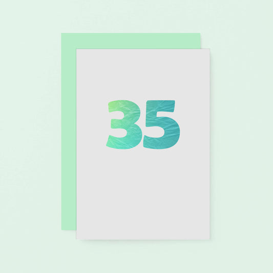 35 Years Card by SixElevenCreations. Product Code SE4053A6