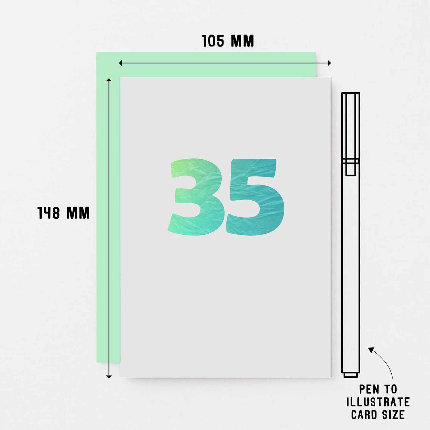 35 Years Card by SixElevenCreations. Product Code SE4053A6