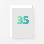 35 Years Card by SixElevenCreations. Product Code SE4053A6