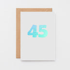 45 Years Card by SixElevenCreations. Product Code SE4055A6