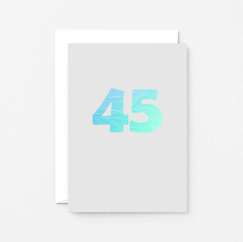 45 Years Card by SixElevenCreations. Product Code SE4055A6