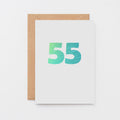 55 Years Card by SixElevenCreations. Product Code SE4057A6