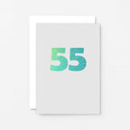 55 Years Card by SixElevenCreations. Product Code SE4057A6