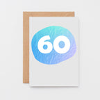 60 Years Card by SixElevenCreations. Product Code SE4058A6