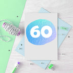 60 Years Card by SixElevenCreations. Product Code SE4058A6