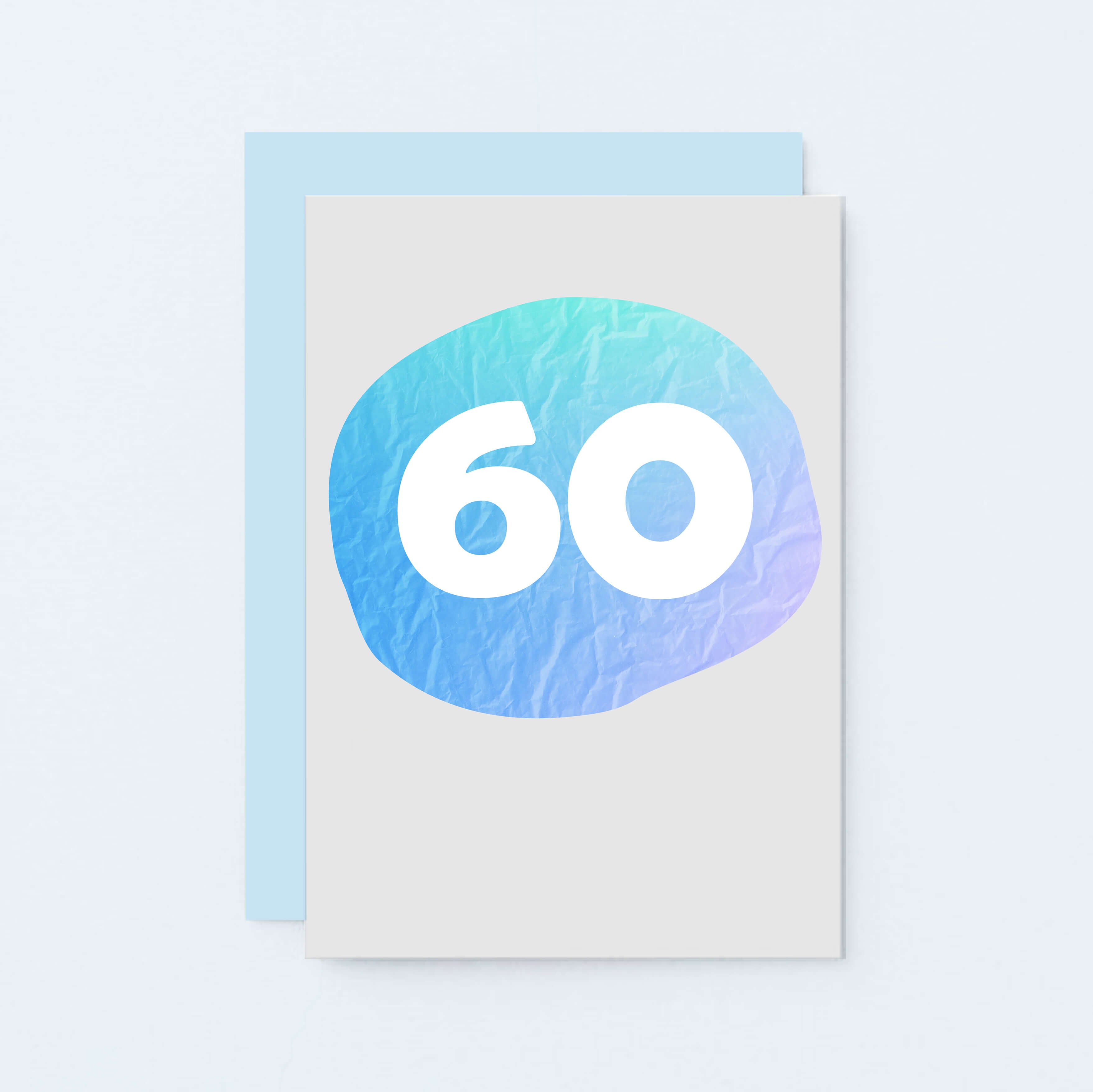 60 Years Card by SixElevenCreations. Product Code SE4058A6