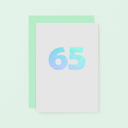 65 Years Card by SixElevenCreations. Product Code SE4059A6