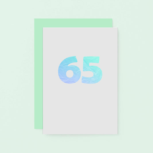 65 Years Card by SixElevenCreations. Product Code SE4059A6