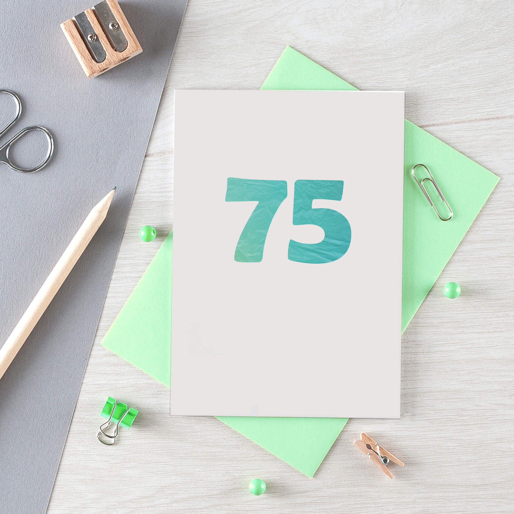 75 Years Card by SixElevenCreations. Product Code SE4065A6