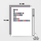 Anniversary Card by SixElevenCreations. Reads For a special couple on your anniversary. Product Code SE0330A6