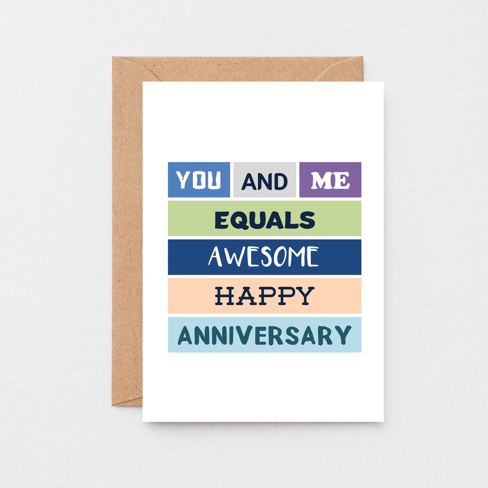 You And Me Anniversary Card by SixElevenCreations Product Code SE0003A6