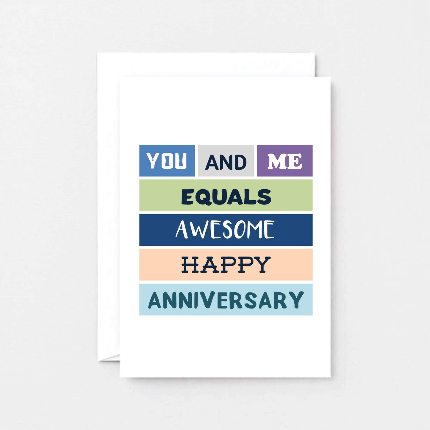 You And Me Anniversary Card by SixElevenCreations Product Code SE0003A6