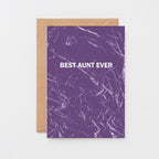 Best Aunt Ever Card by SixElevenCreations. Product Code SE3058A6