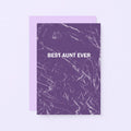 Best Aunt Ever Card by SixElevenCreations. Product Code SE3058A6
