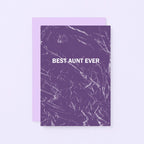 Best Aunt Ever Card by SixElevenCreations. Product Code SE3058A6