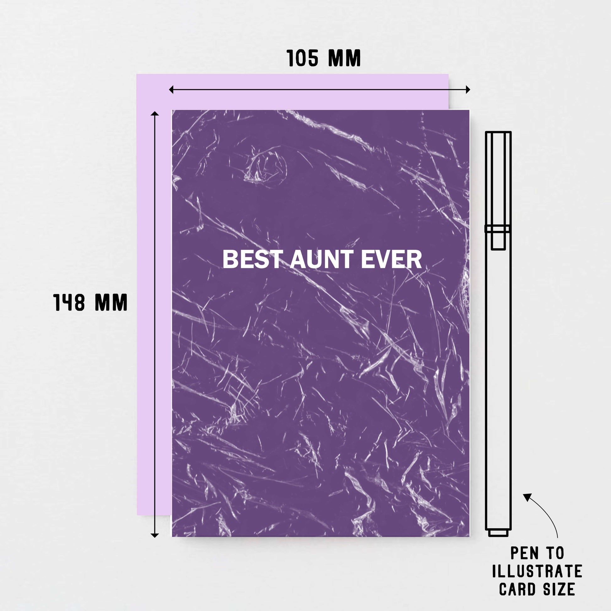 Best Aunt Ever Card by SixElevenCreations. Product Code SE3058A6