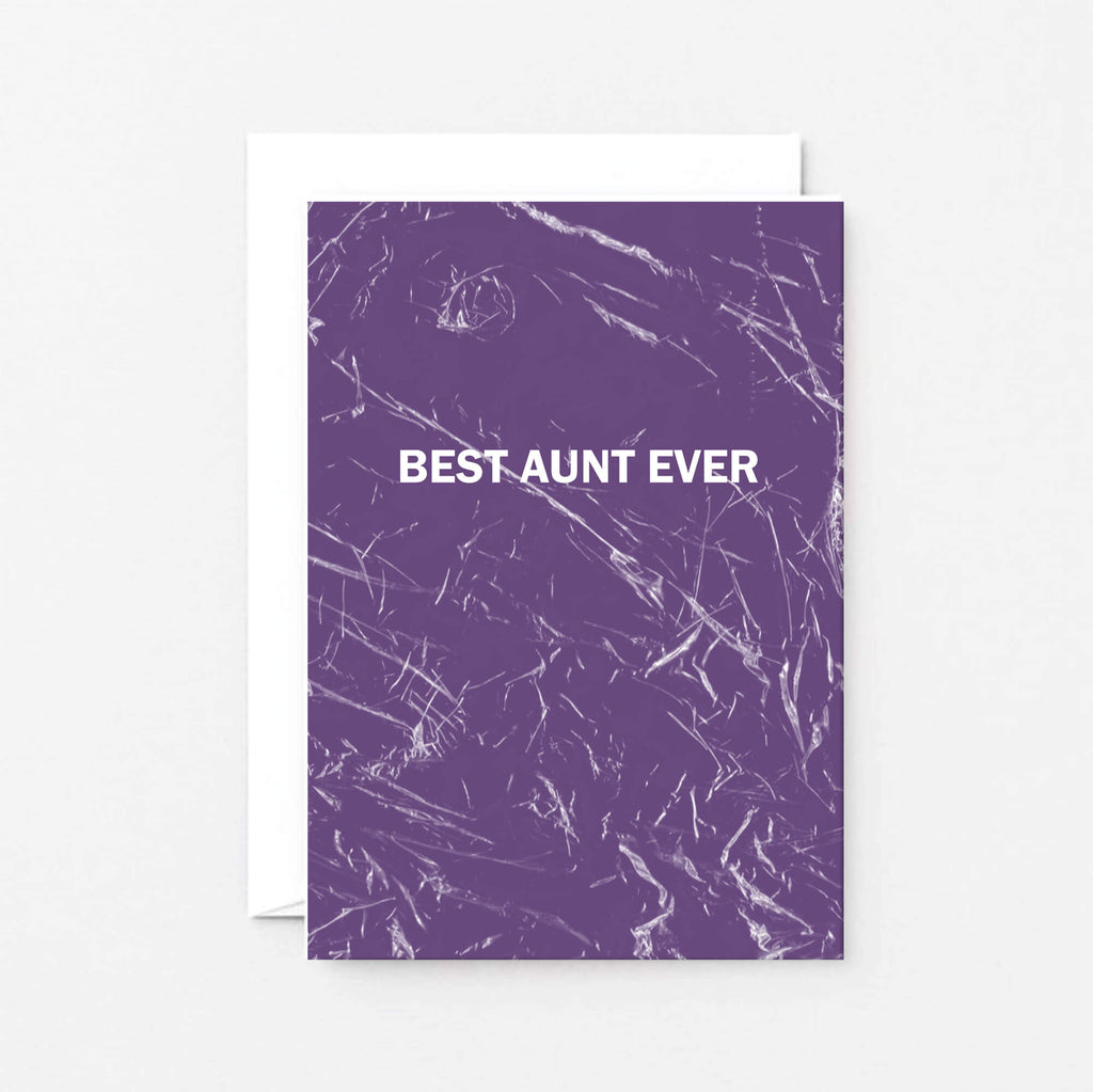 Best Aunt Ever Card by SixElevenCreations. Product Code SE3058A6