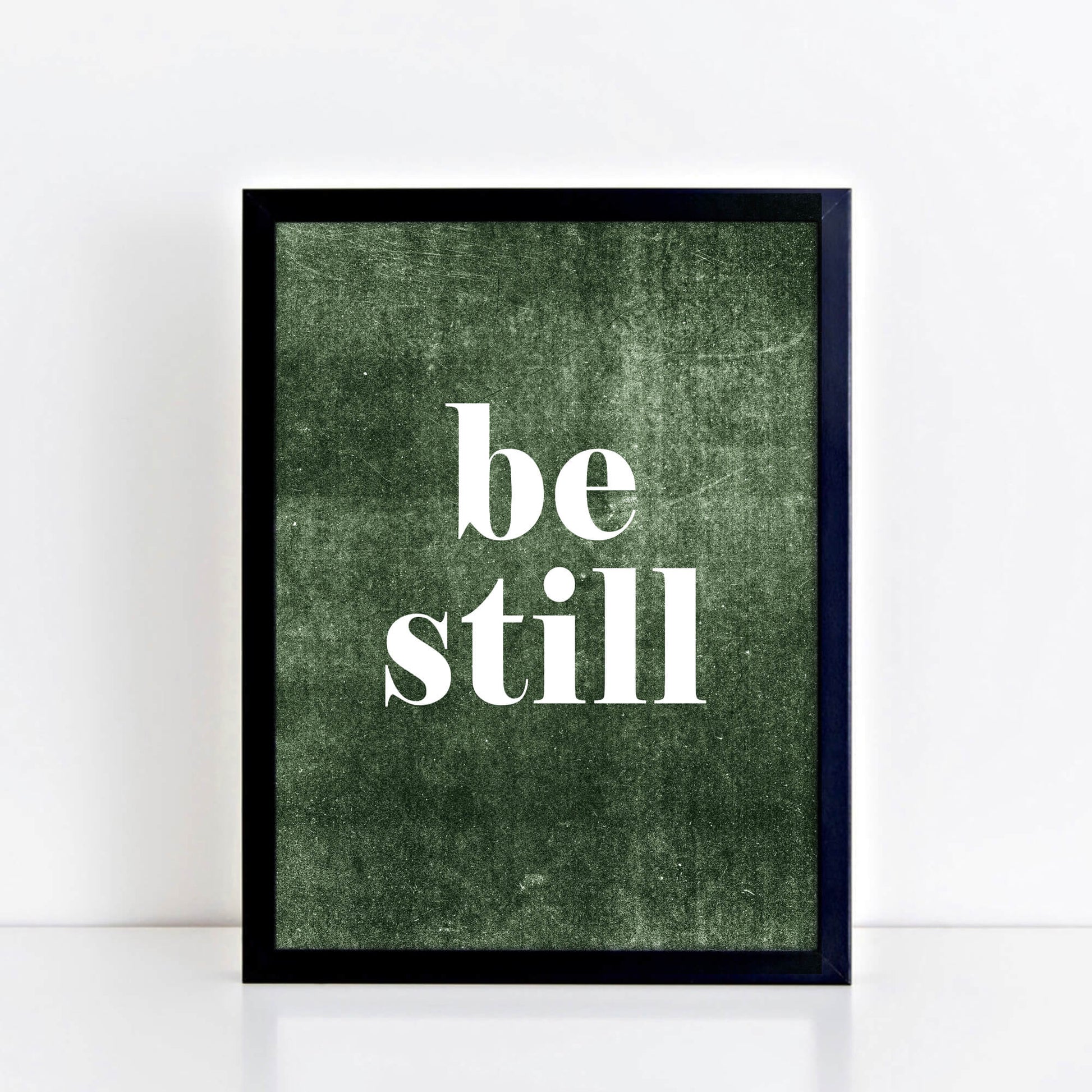 Be Still Quote Poster by SixElevenCreations. Product Code SEP0702