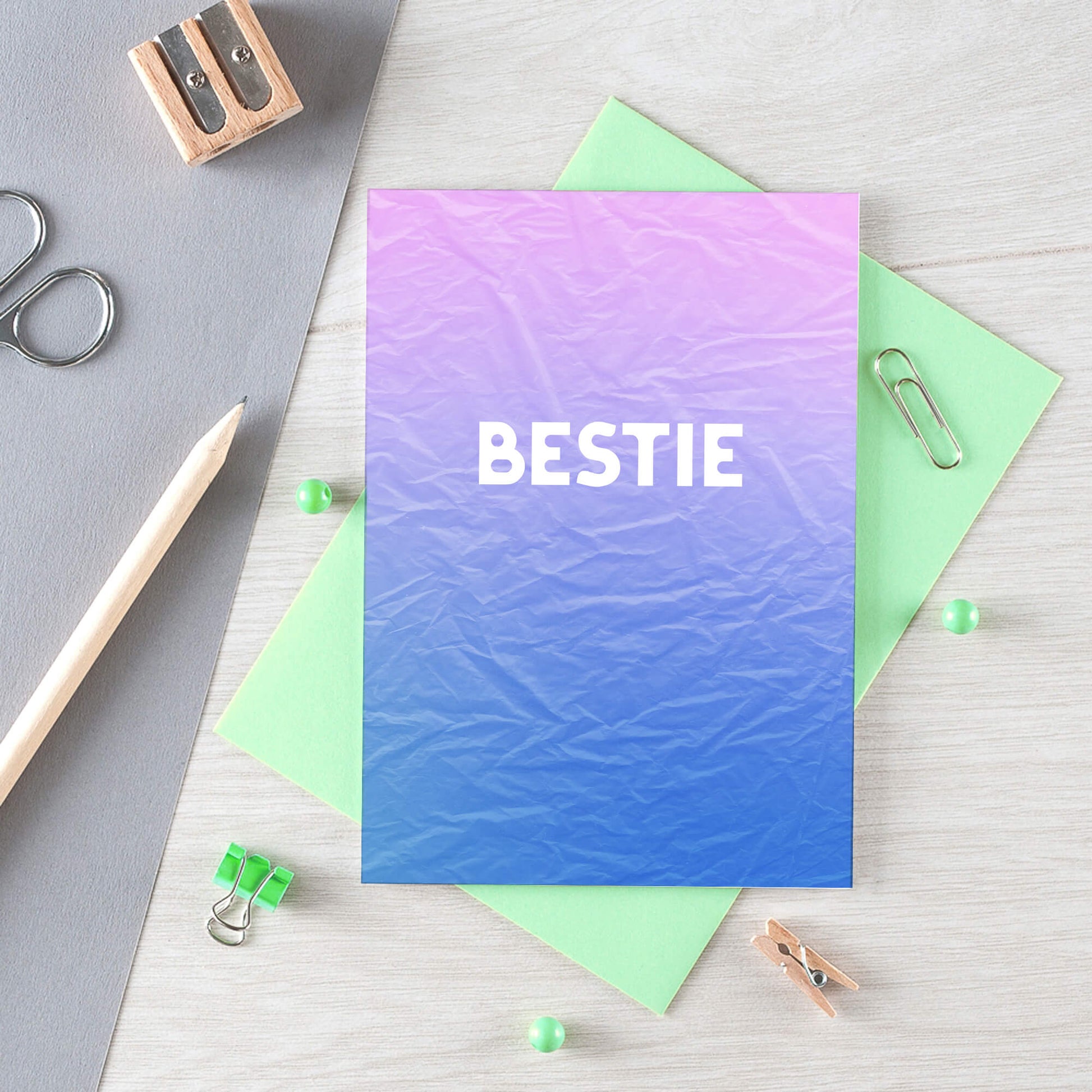 Bestie Card by SixElevenCreations. Product Code SE4005A6