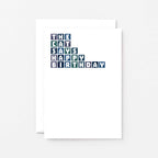 Cat Birthday Card by SixElevenCreations. Reads The cat says happy birthday. Product Code SE0267A6